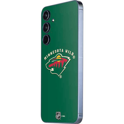 NHL Minnesota Wild Solid Background Galaxy A35 5G Skin